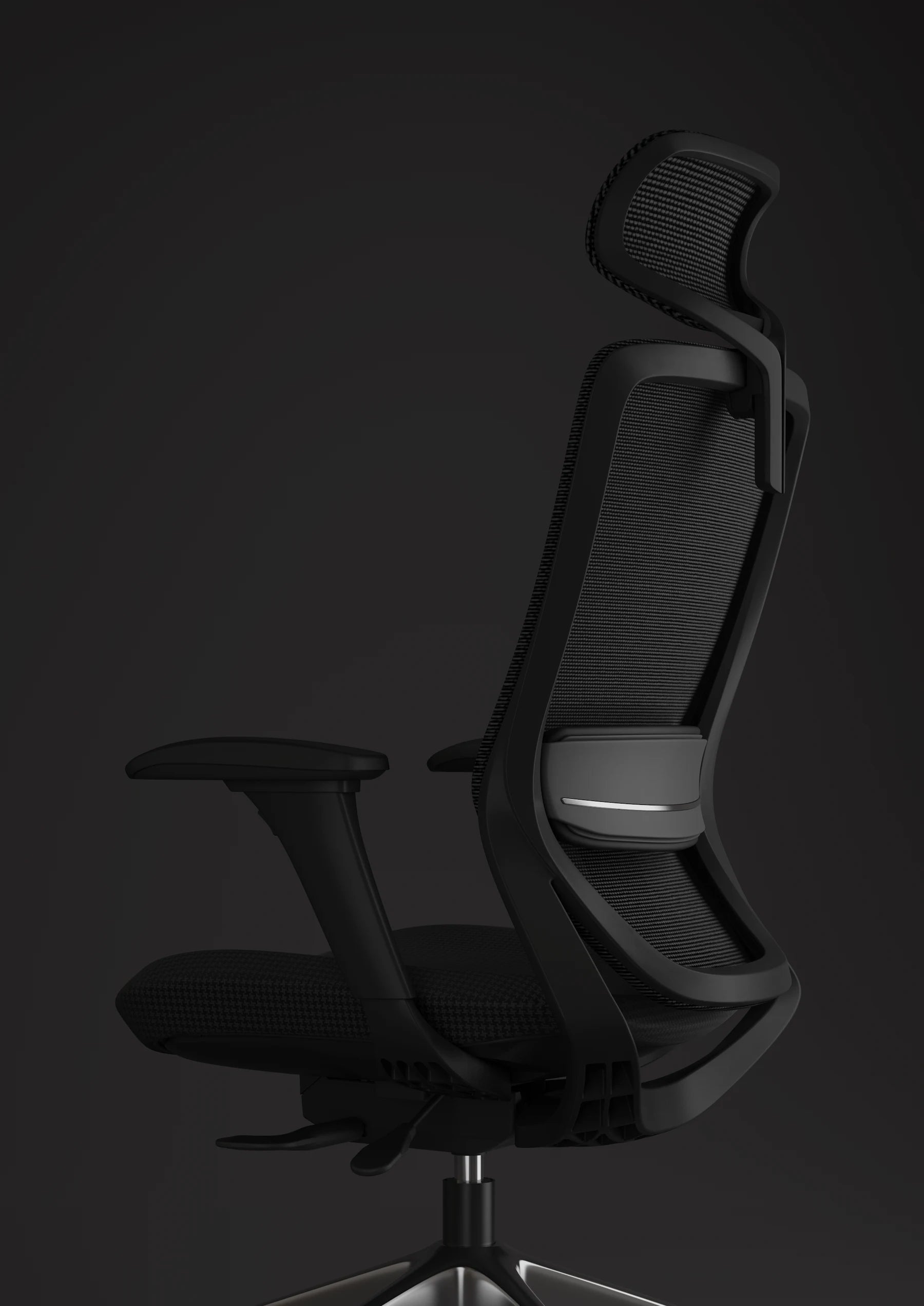 Ergolyx Core Chair shown from the side
