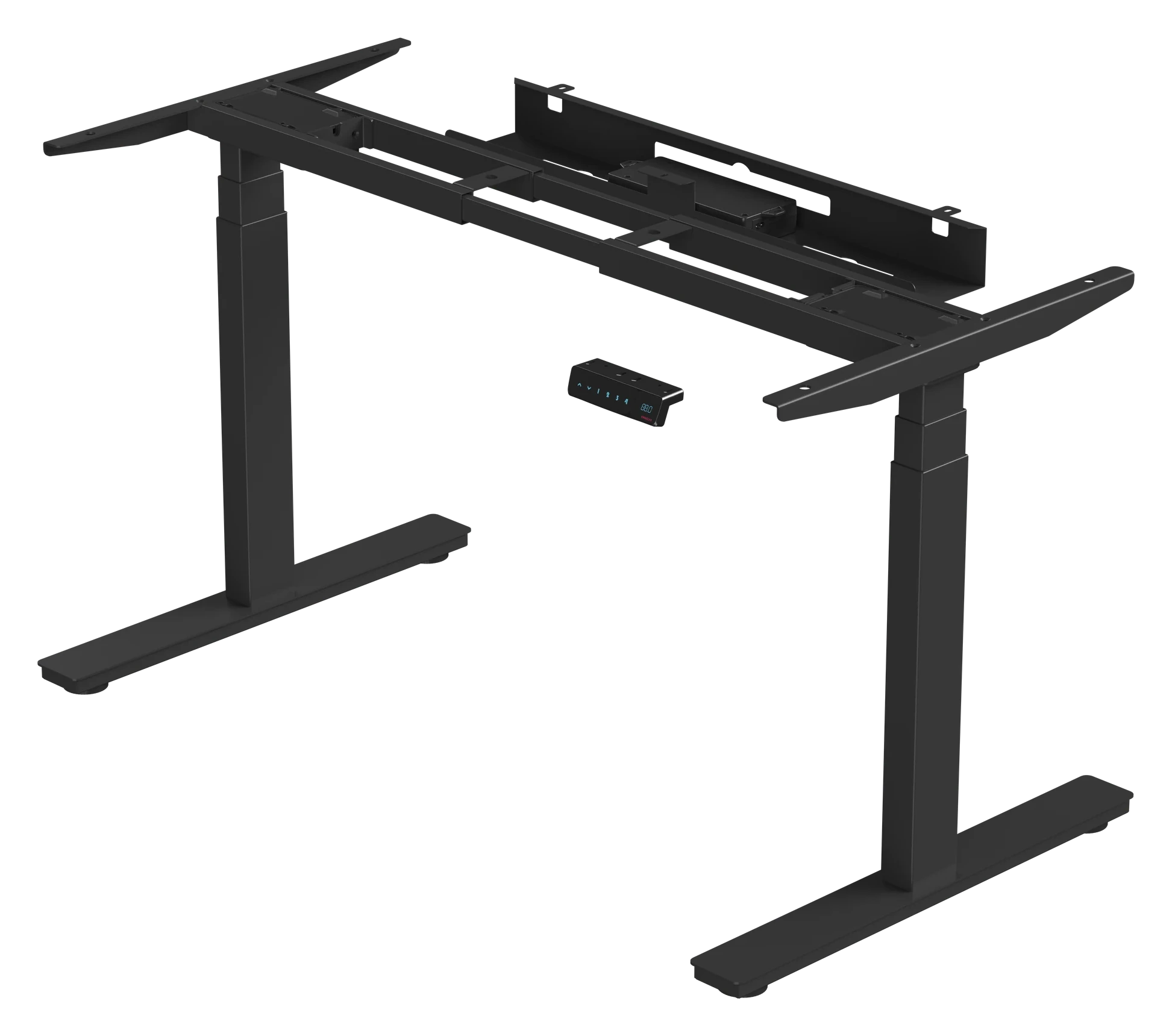 Complete black Ergolyx Desk frame
